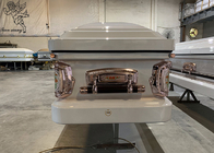 ISO9001 Decoratieve kist van roestvrij staal aanpasbaar voor begrafenisarrangementen