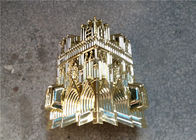 De aangepaste Maagdelijke Plastic Kisthoeken verbleken Gouden Amerikaanse Stijl met Kathedraal