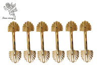 De bleke Gouden Begrafenis Plastic Doodskist behandelt Afrikaanse Aangepaste Stijl H9003