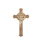 Van de de Kist Dwarspp Materiële Doodskist van Jesus 3# Dwars het Kruisbeeld Gouden Kleur