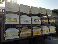 De gouden Plastic Montage van de de Stijl Begrafenisdoodskist van Kisttoebehoren Amerikaanse