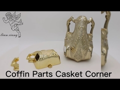 Koperen kisthoek 22 kg / 21 kg kistbevestigingen Amerikaanse stijl