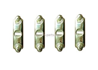 Pale Gold Long Coffin Accessories Bracket , Casket Accessories Suppliers