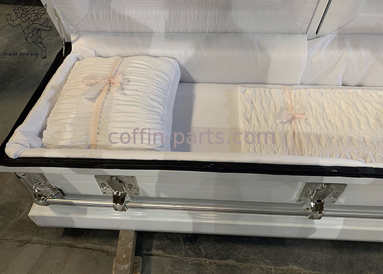 Iron Burial Vault Stainless Steel Casket Customizable For Exceptional Durability