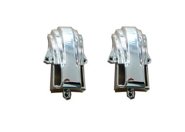 PP Plastic Casket Ornaments , Funeral Coffin Fitting Casket Corner Set
