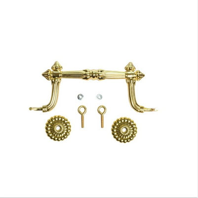 Golden Adult Europe Style Plastic Coffin Handles PP Material H9011