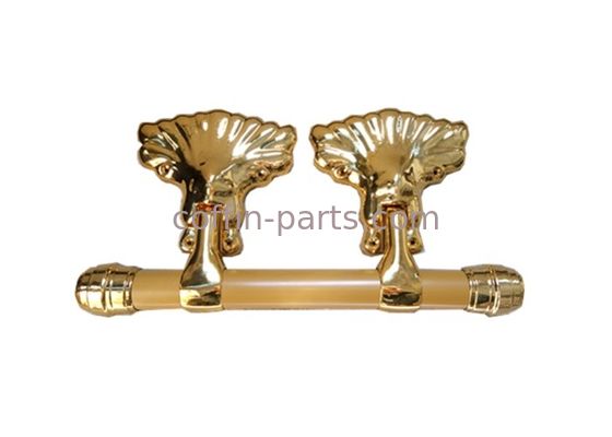 Bleke Gouden Volwassen ABS van de het Handvat Afrikaanse Stijl van de Doodskistschommeling/pp-Kunststof