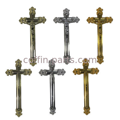 Ornamental Coffin Crucifix For Begrafenis Gouden de Kleurengrootte 44,8 × van Jesus 20,8 Cm