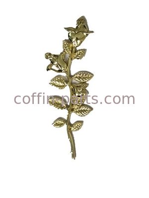 De Doodskistdecoratie van Handcraftbloemen, OEM Begrafenistoebehorenbloem